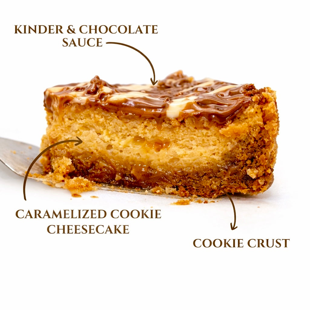 Caramelized Cookie cheesecake